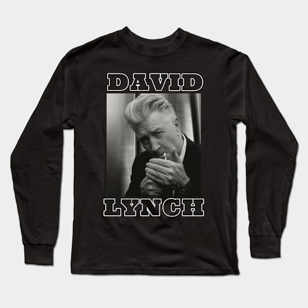 David Lynch Long Sleeve T-Shirt by PlokadStories